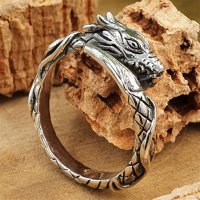 J&ouml;rmungandr Ring aus 925 Sterling Silber 59 (18,8) / 8,7 US