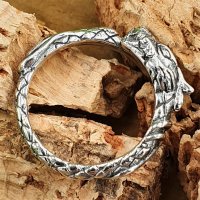 Jörmungandr Ring aus 925 Sterling Silber 59 (18,8) / 8,7 US