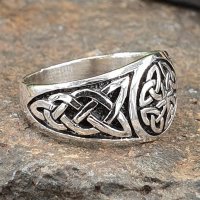 Keltischer Knoten Ring aus 925 Sterling Silber 56 (17,8) / 7,6 US