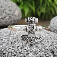 Thors Hammer Ring aus 925 Sterling Silber 56 (17,8) / 7,6 US