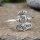 Thors Hammer Ring aus 925 Sterling Silber 62 (19,7) / 9,9 US