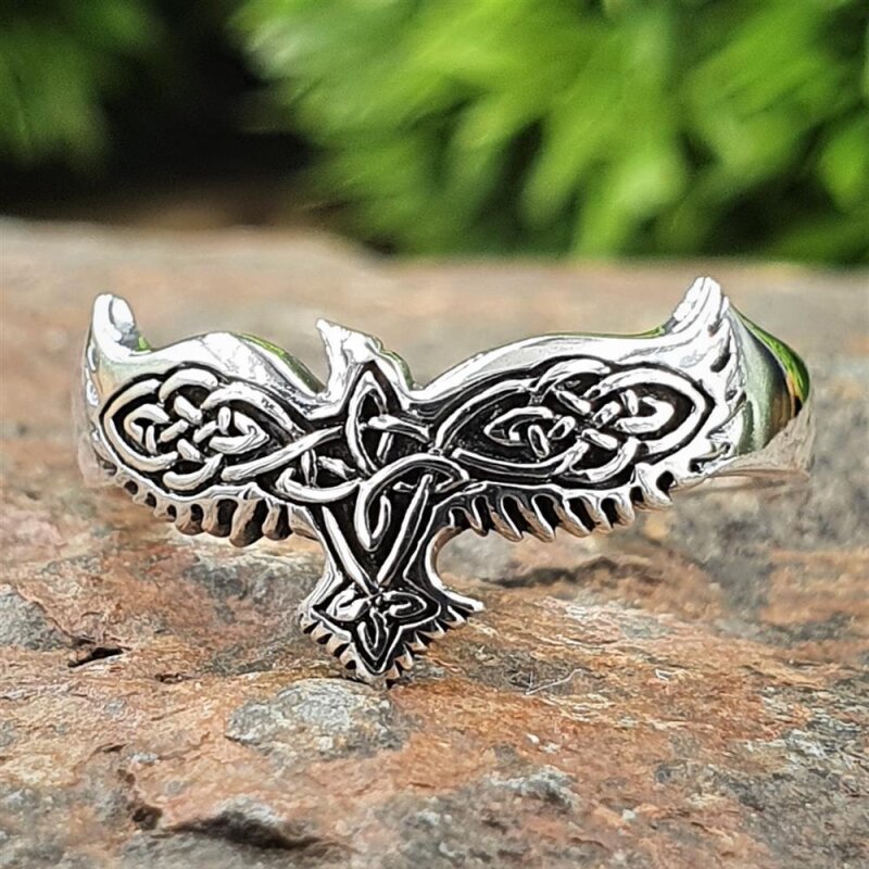 Witcher Pentagramm Halskette & Ring - Sterling Silber 925 - Tetragrammaton Amulett Für Damen & Herren