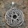 Pentagramm Anhänger mit Keltischen Knoten "BEDRAN" aus 925 Sterling Silber