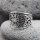 Wikinger Ring "HAGEN" mit Vegvisir und keltische Knoten aus 925 Sterling Silber 66 (21,0) / 11,4 US