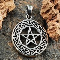 Pentagramm mit Keltischen Knoten "VENIA" aus...