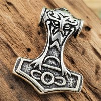 Thors Hammer Schmuckanhänger "ODINN" aus 925 Sterling Silber