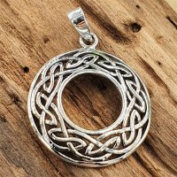 Keltische Knoten Amulett "HABREN" aus 925 Sterling Silber