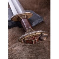 Vendelschwert „VALSGÄRDE“ – Damastklinge & Messingheft