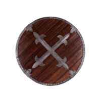 Mittelalter-Rundschild „BALDWIN“ aus Holz...
