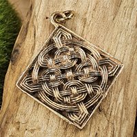 Keltische Knoten Anhänger aus Bronze