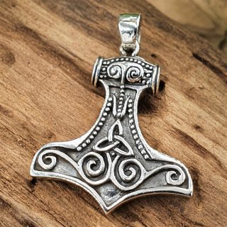 Thors Hammer Schmuck Amulett aus 925 Sterling Silber