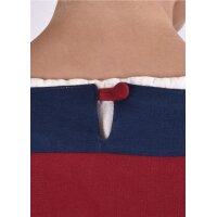 Early Medieval Dress Gudrun, Red/Blue