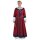 Early Medieval Dress Gudrun, Red/Blue