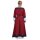 Early Medieval Dress Gudrun, Red/Blue
