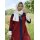 Early Medieval Dress Gudrun, Red/Blue