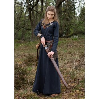 Medieval Dress Afra, Canvas, Dark Blue