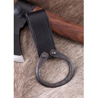 Axtgürtelhalter „FRODE“ – Leder mit geschmiedetem Ring