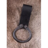 Axtgürtelhalter „FRODE“ – Leder mit geschmiedetem Ring