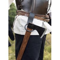Axtgürtelhalter „FRODE“ – Leder mit geschmiedetem Ring