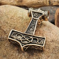 Thors Hammer Schmuckanhänger aus Bronze