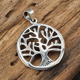 Lebensbaum Schmuckanhänger aus 925 Sterling Silber