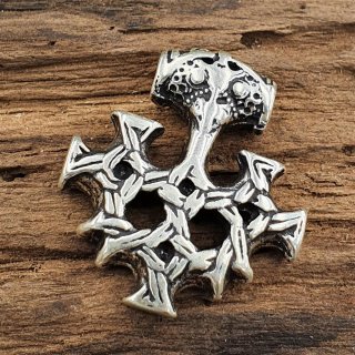 Thors Hammer Schmuck Amulett aus 925 Sterling Silber