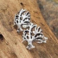 Lebensbaum Ohrring aus 925 Sterling Silber