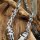 Massive Edelstahl Wikinger Halskette Thors Hammer mit Fenris Wolf Silber- & Goldfarben - 60 cm