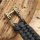 Hochwertiges Wikinger Armband aus Paracord mit verstellbarem Fenris Wolf Verschluss aus Edelstahl 20 cm - 24 cm