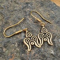 Wikinger-Ohrringe "Nowgorod" aus Bronze