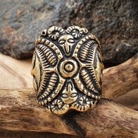 Keltischer Ring "Latene" aus Bronze S 17,3 mm Ringgrößen 52 - 58
