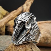 Odins Raben Ring "Hrafnáss" aus Edelstahl