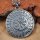 Rabe mit Runen Anhänger "SKRIUWE" mit Halskette aus Edelstahl - 60 cm