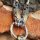 Massive Wikinger Halskette und Thors Hammer aus Edelstahl - Gold, Schwarz- und Silberfarben - 60 cm