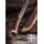 Wikinger-Sax aus Damaststahl mit Holz-/Knochengriff