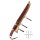 Wikinger-Sax aus Damaststahl mit Holz-/Knochengriff