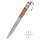 Wikinger-Messer, Damaststahl, Holz-/Knochengriff m. Knotenmuster