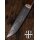 Wikinger-Messer aus Damaststahl mit Holzgriff