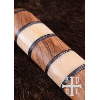 Wikinger-Messer aus Damaststahl mit Holz-/Knochengriff
